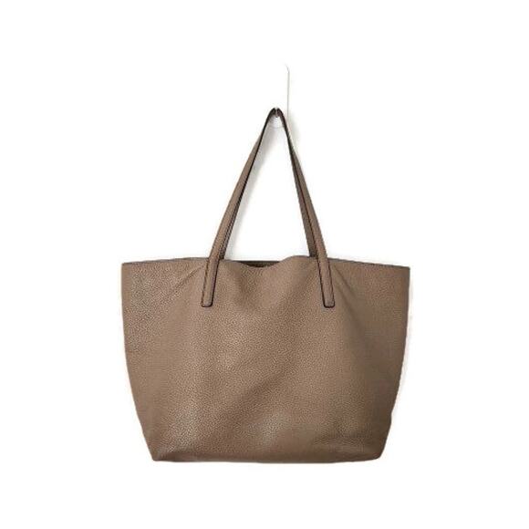 Michael Kors Women's Beige Large Pebbled Leather Tote Shoulder Bag - Picture 2 of 7